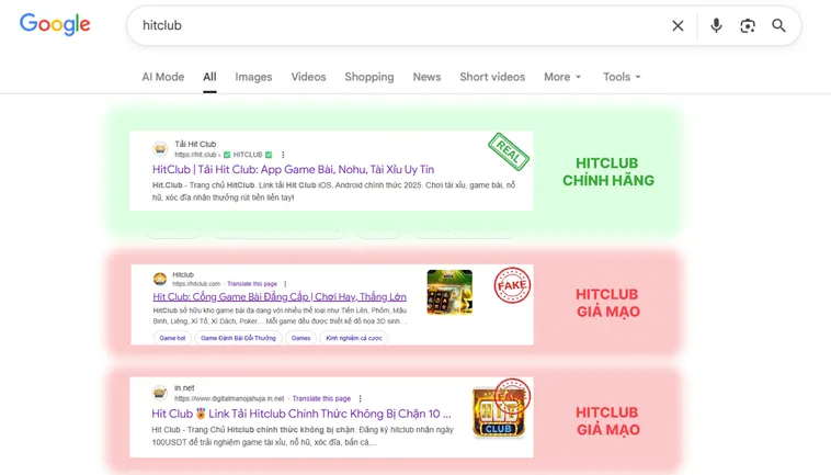 Đừng Để Mất Tiền Oan Đây Là Website HitClub Chính Hãng